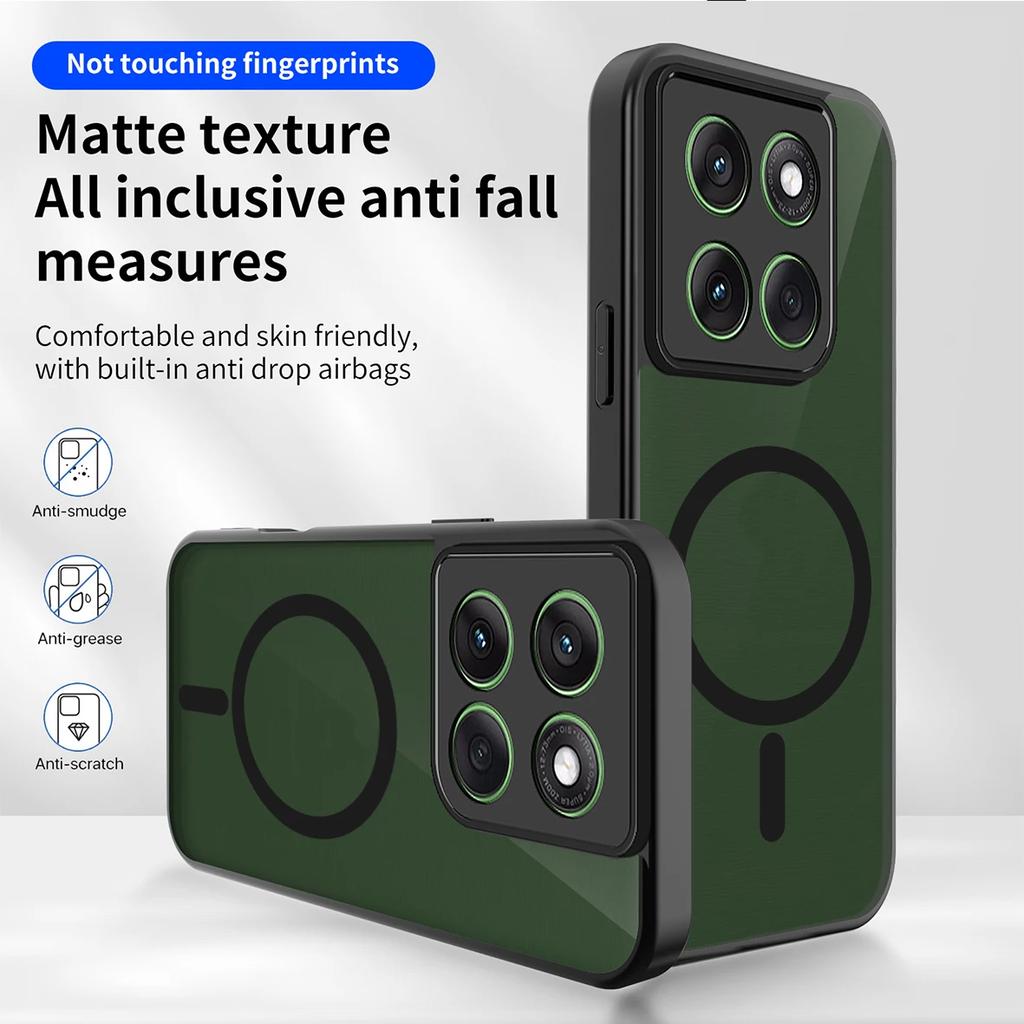 Case for Motorola G86 G56 G96 Edge 60 50 Fusion 40 Neo 60 50 Pro 50 Ultra 60S S50 60 G Stylus 5G Matte Clear Magnetic Cover