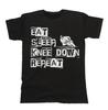 Eat Sleep Knee Down Repeat Mens Biker T-Shirt Motorbike Superbike Gift