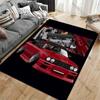 Red modified car engine carpet Yoga living room room decor children's crawling mat doormat area rug games mat