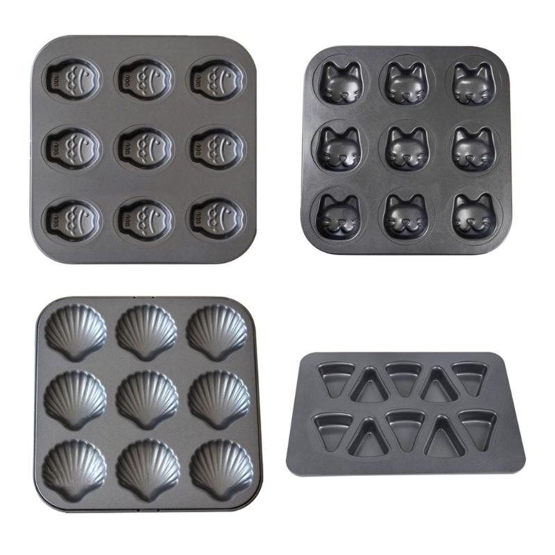 Carbon Steel Animal Mold Baking Pan For Even Heat Distribution Easy Cleaning Bakeware For Pastries Cookie