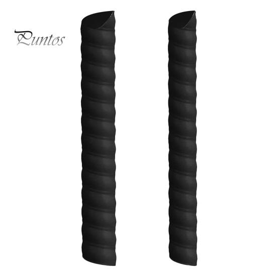 

2 шт., защита для ствола дерева, спиральная конструкция, обертывания для трубок, эффективная защита дерева, защита от укусов, прочный чехол из коры дерева чёрный