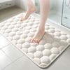Minneskum Badmatta Absorberande Badrumsmatta Bikaka Snabbtorkande Halkfri Badmatta för Badrum Kök Sovrum