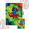 Diamond Painting Kit 5D Stitch Pilot Flying Ace DIY Cross Stitch Gift Home Decor Relaxing Hobby Vibrant Art Canvas Wall Display Festive Present