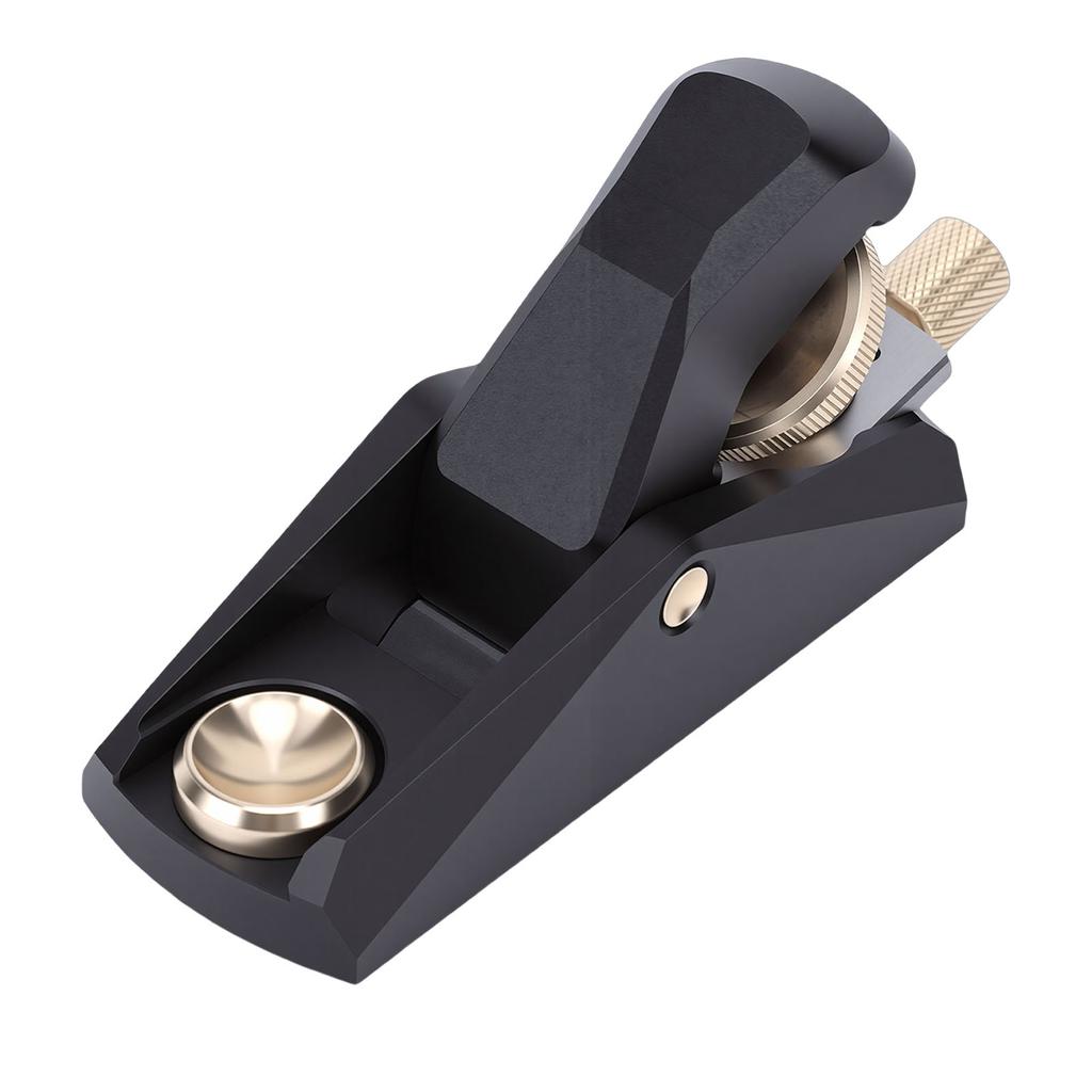 Low Angle Block Plane 33 Degree Hand Planer for Fine Woodworking Miniature Model Leather Making Black
