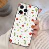 Small F-Flowers   Phone Case For iPhone 17, 16,15,14,13,12,11 Plus,Pro Max, Others Soft Black Cover