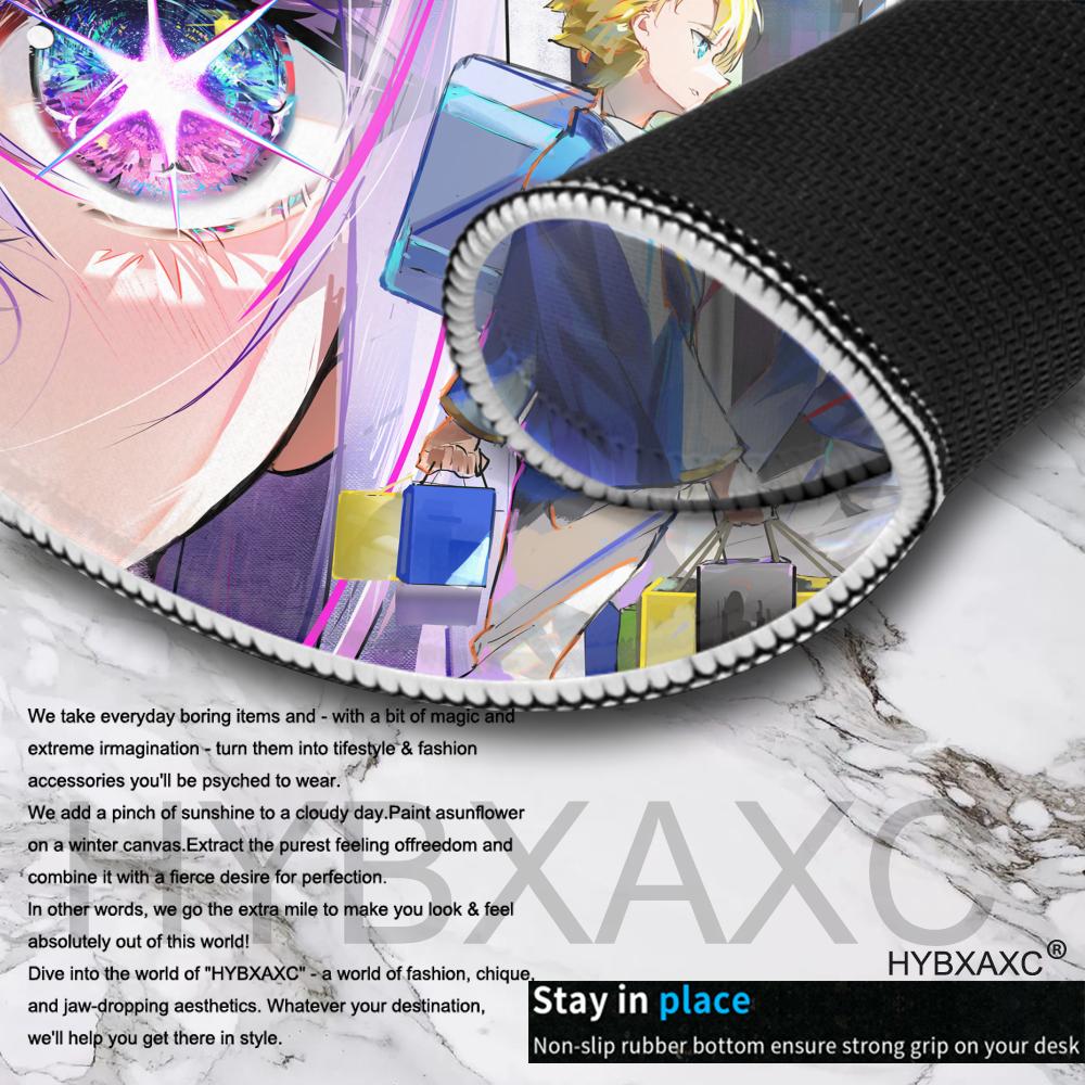Oshi No Ko Animation Beautiful patternsOffice Computer Desk Mat Table Keyboard Small Mouse Pad Laptop Cushion Nonslip Decor
