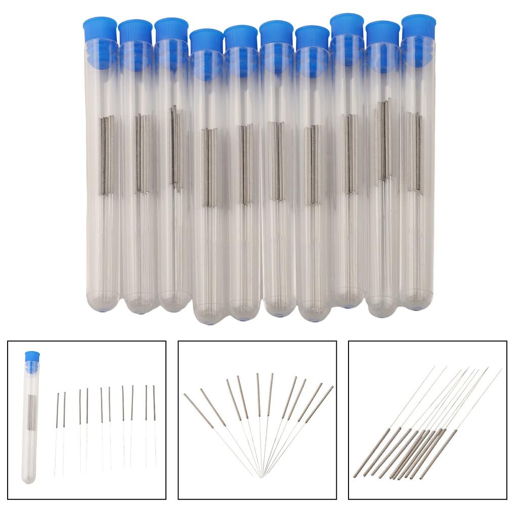 Stainless Steel Nozzle Cleaners Complete Set of 50 for Easy Maintenance