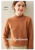 2024 Autumn/Winter Women's Plus Size Cashmere Sweater - Thick, Solid Color, Raglan Sleeve Knitwear Base Layer.
