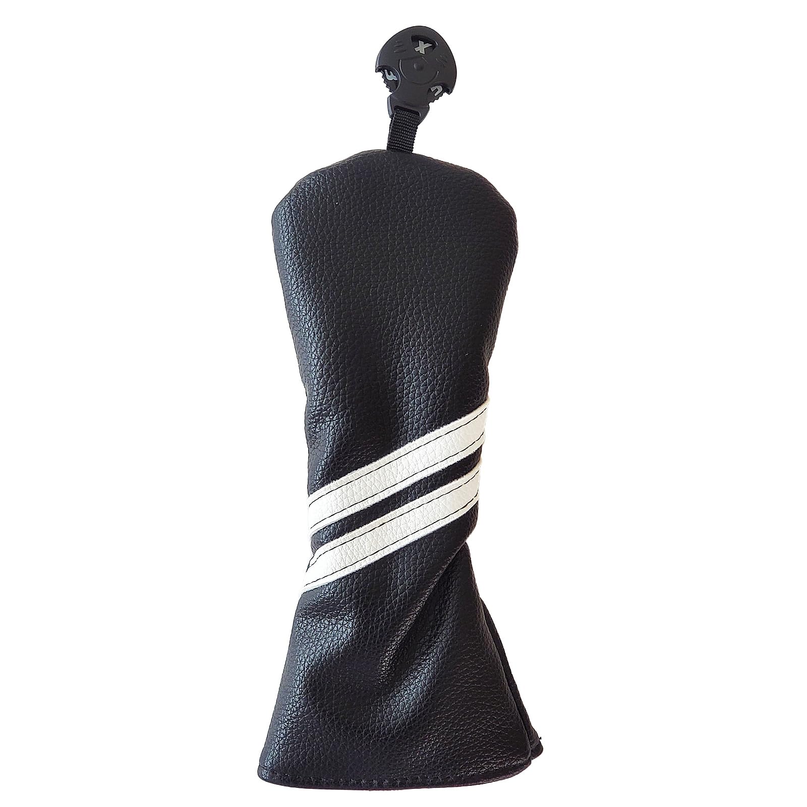 

Waterproof Golf Headcover for Drivers and Double and White (440cc, 460cc), Woods, Utilities, UTs, Stripe, Black, Navy, (Black, UT)