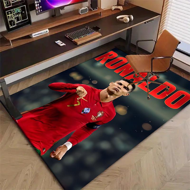 1pc Number 7 Soccer Design Printed Area Rug Carpet for Bedroom Living Room Home Decor Rugs Mat Non Slip Mat Rug for Bedside