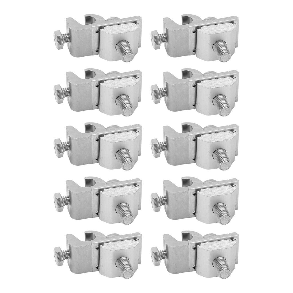 10Pcs Solar Mounting System Grounding Clip Lug Bracket Clamps Photovoltaic Support Parts