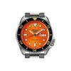 Seiko 5 Series Orange Diver Mechanical Movement Stainless Steel Strap Watch Men watches SRPD59K1