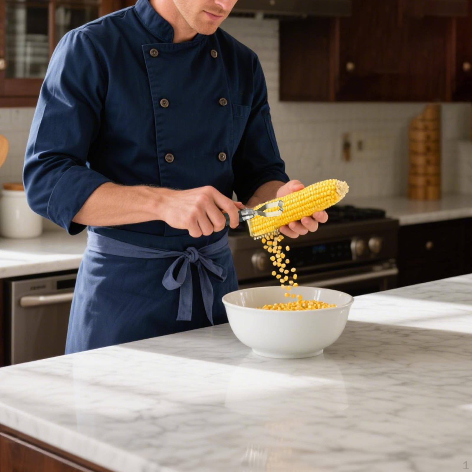 

Кухонный гаджет для кукурузы, Нержавеющая сталь, Инструмент для обмолота початков, Удалитель зерен для поваров, для дома