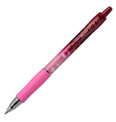 Pilot. G2 Bubble Gel Pen. Pink. Blue Refill.