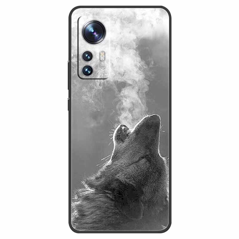 For Xiaomi 12 Lite 5G Case Shockproof Soft Silicone TPU Back Cover For Xiaomi Mi 12 Lite 5G Phone Case Mi12Lite 12Lite Cartoon