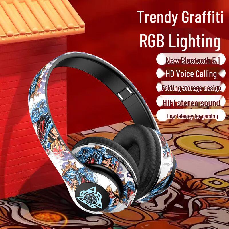 

P35 Over-Ear Wireless Bluetooth Headset - Super Bass, Noise Cancelling, Long Battery, Comfortable for Sports & Gaming