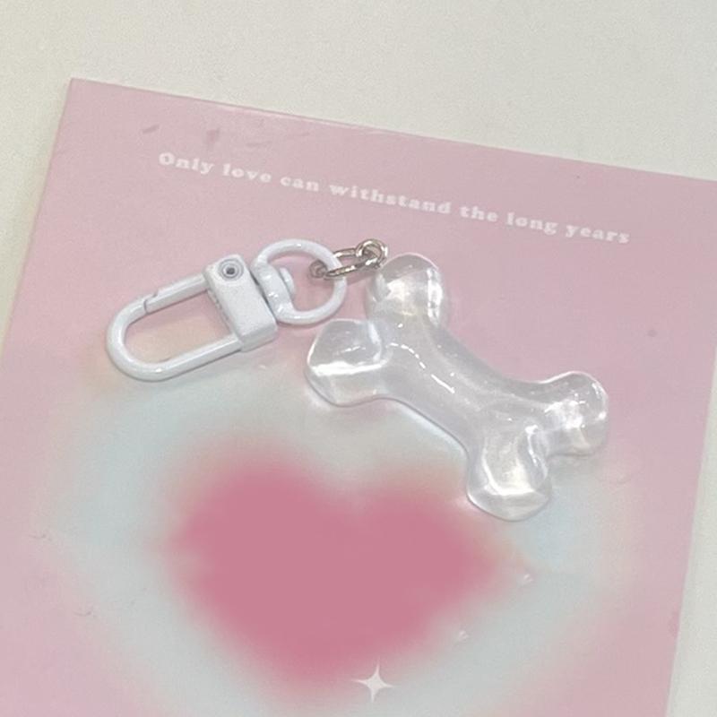 Neuer Niedlicher Hunde Knochen Anhänger Schlüsselanhänger Mode Lieblich Schlüsselanhänger Für Frauen Mädchen Taschenanhänger Dekorationen Accessoires