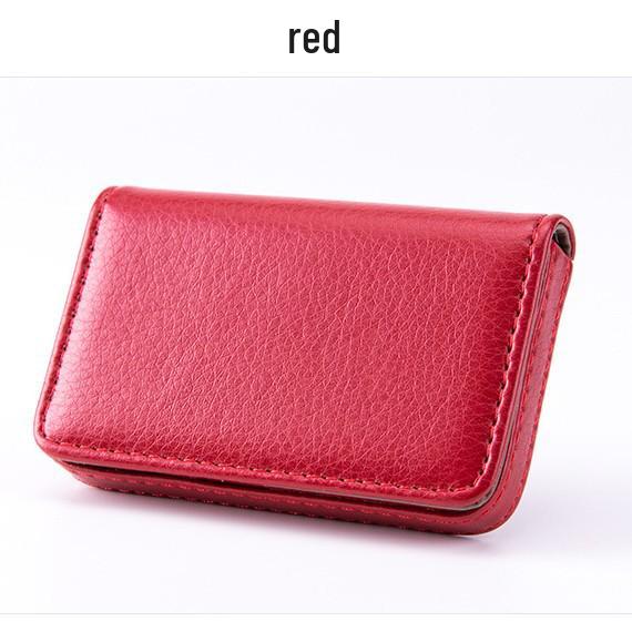 

Минималистичный визитница из ПУ кожи с нержавеющей сталью