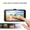 HD 1080P 4"Touch Screen IPS Dash Cam Front and Rear Camera CAR DVR Vehicle Black Box Night Vision Driver Video Recorder