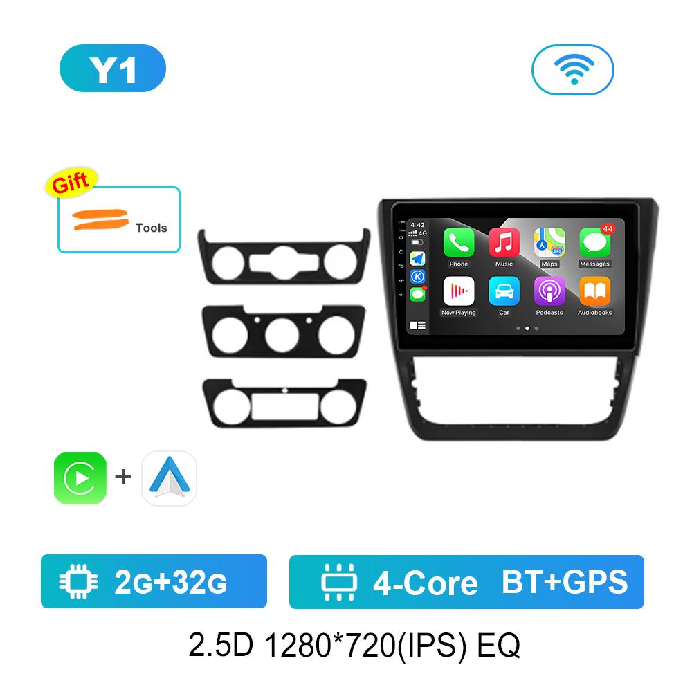 

10-дюймовый автомобильный радио мультимедийный плеер для SKODA Yeti 5L 2009 - 2014 GPS Навигация Операционная система Android 4G Bluetooth WiFi DSP Стерео Авто Инструменты