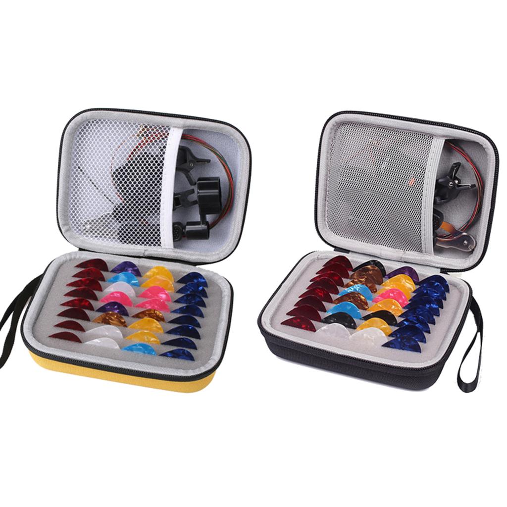Waterproof Guitar Pick Bag Guitar Pick Storage Holder Organizer Plectrums Container Guitar Pick Cases for Guitarists