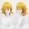Anime Demon Slayers Agatsuma Zenitsu Cosplay Kimetsu No Yaiba Wig Kimono Suit Costume Adult Kids Halloween Party Clothes Set