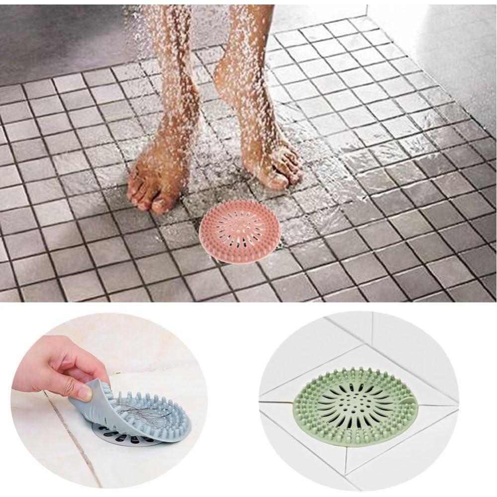 Hair Filter Sink Anti-Blocking Strainer Deodorant Silicone For Bathtub Shower Floor Kitchen Sink Strainer Hair Trap Tools
