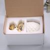 European-style Ceramic Golden Pineapple Jar - Jewelry Box & Storage Container