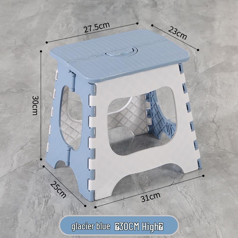 Foldable Thickened Multi-Use Stool: Fishing, Outdoor, Dining, Plastic/High/Low