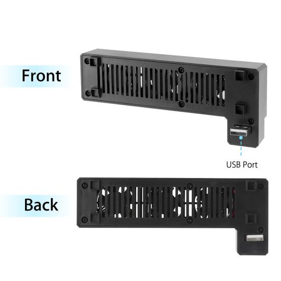 External 3-Fan USB Cooler for Microsoft Cooling Fan Xbox One X Game Console