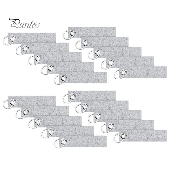 

20 шт. фетровые брелоки с пустой биркой, кольцо из нержавеющей стали, украшение своими руками, брелок для ключей, сделайте свой собственный брелок, рюкзак, кошелек, декоративные аксессуары светло-серый