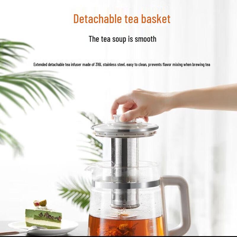 Joyoung K18D-WY196 1.8L Glass Electric Health Pot CN Plug (adapter Included)