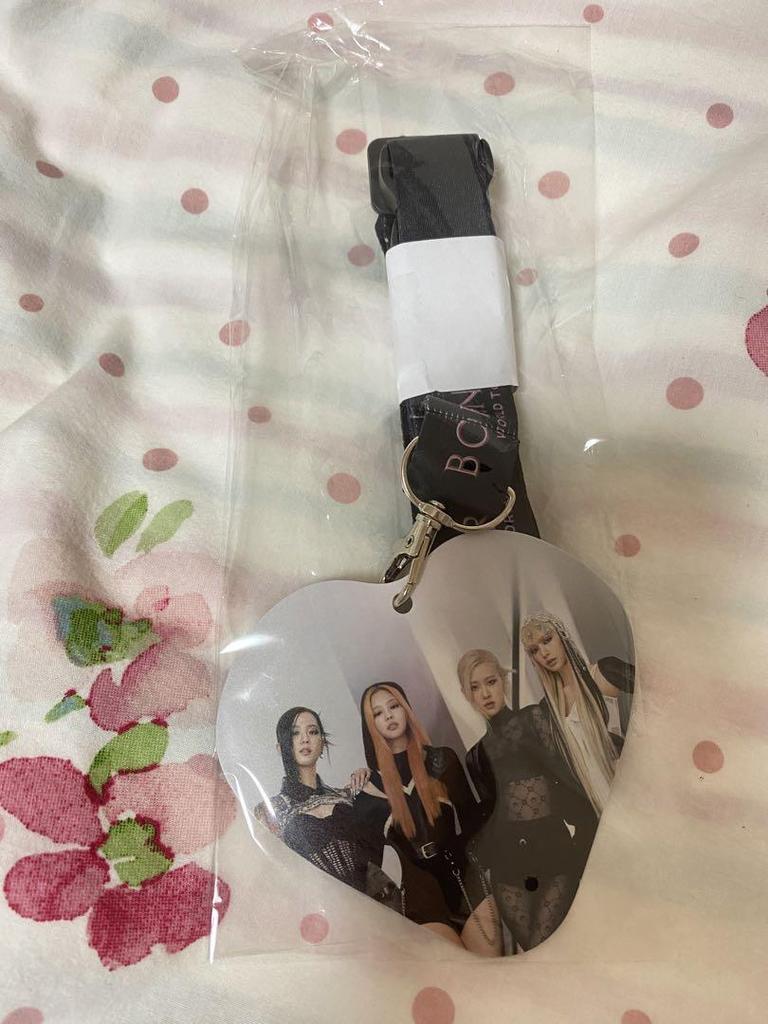 [USED] BLACKPINK Premium Seat Goods Silver Tape Black Pink