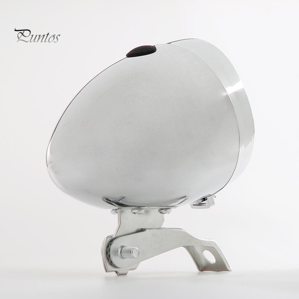 Puntos 3 LED 2 modos bicicleta luz delantera lámpara faro vintage linterna faro