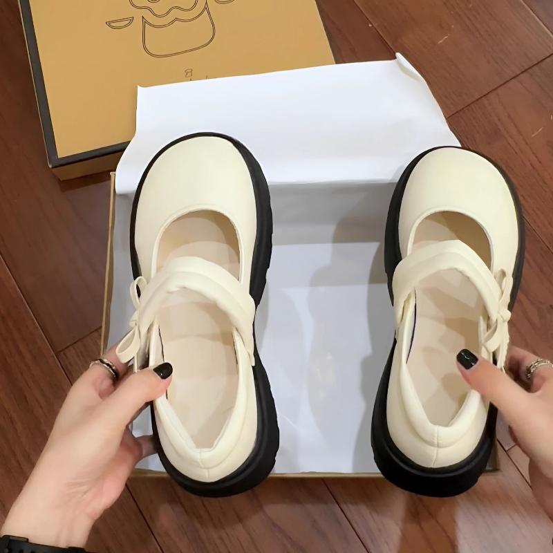 Fashion 2025 Women Retro Chunky Mary Jane Shoes Japanese Student JK Uniform Small Leather Shoes Fashion Shallow Womens Dress Shoes Mujer