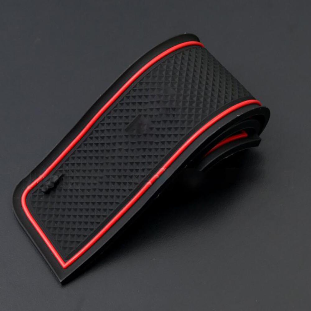 Door Slot Mat for Toyota WISH Gate Groove Cushion Car Door Rubber Cup Holder Mats Anti-slip Carpets Position
