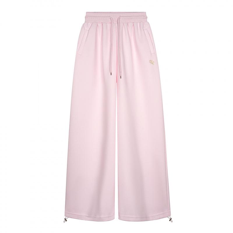 26 Spring Women’s American Retro Wide-Leg Casual Pants M светло-розовый