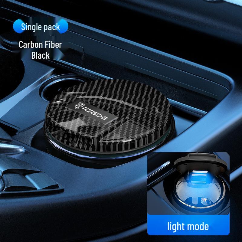 Porsche-Compatible Car Metal Ashtrays: Fits Cayenne, Macan, Panamera, 718, 911, Taycan