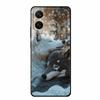 For Xiaomi 17 Pro 2025 Phone Case Fashion Flowers Black Silicone TPU Soft Coque For Xiaomi Mi 17 Pro Max Back Cover Case Shell