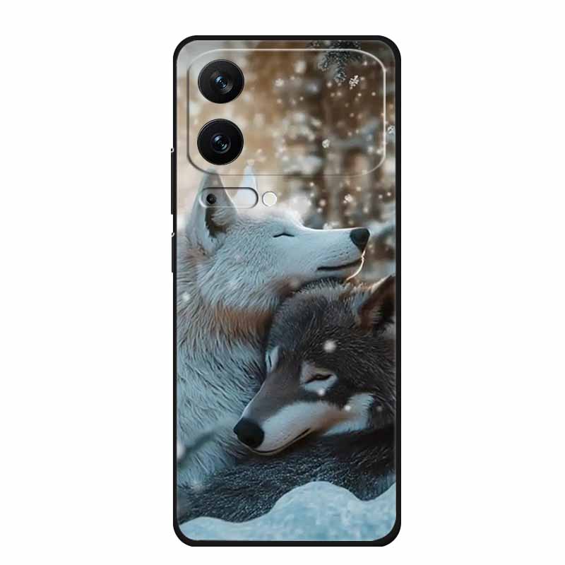 For Xiaomi 17 Pro 2025 Phone Case Fashion Flowers Black Silicone TPU Soft Coque For Xiaomi Mi 17 Pro Max Back Cover Case Shell