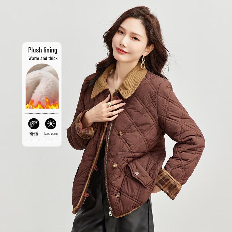 

Зимовий утеплений жіночий пальто TERRE BLEUE з флісовою підкладкою M