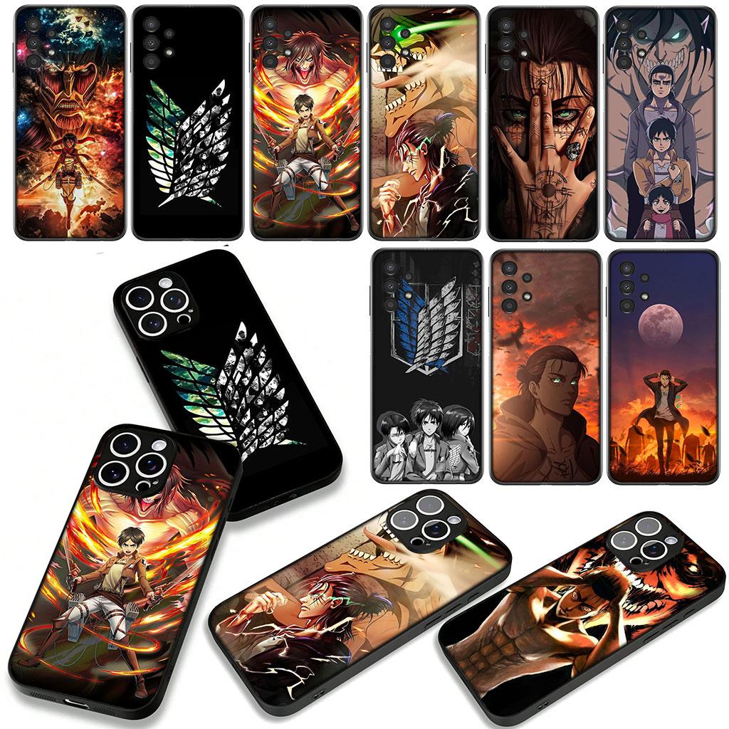 for Motorola Moto G04 G13 G14 G22 G23 G20 G32 G34 G35 G64 G82 G84 G53 G60 G72 E14 E15 E13 Case Eren Jaeger Attack Levi On Titan