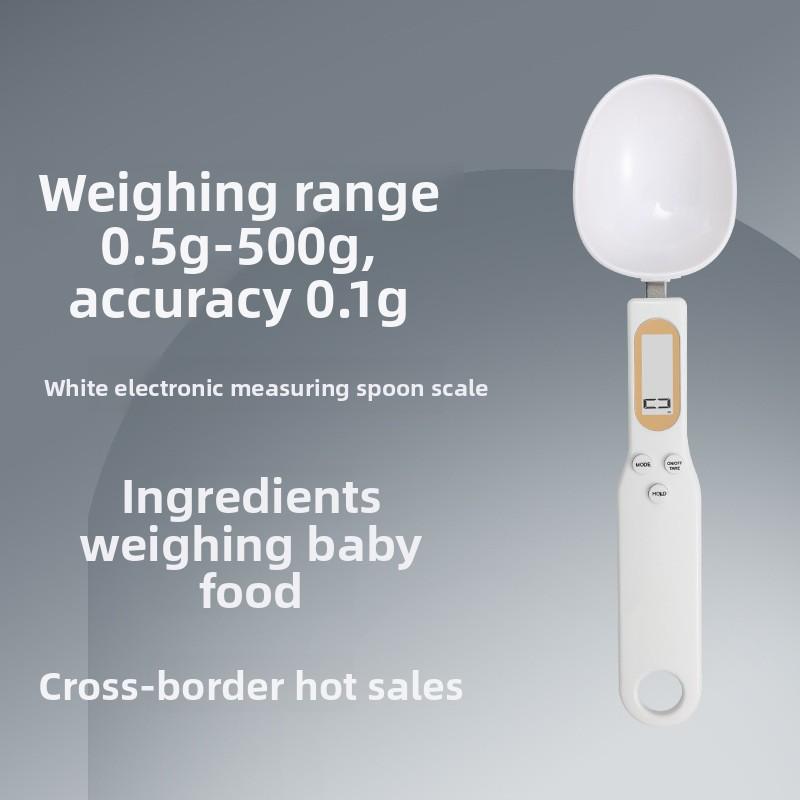 Electronic Measuring Spoon Scale Household Small Electronic Scale Weighing Spoon Weighing Kitchen Ingredients Food Scale Cat Food Weighing Gram