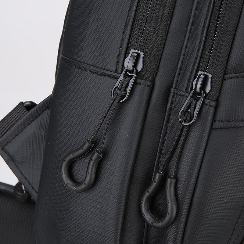 Bolso Cruzado de Color Sólido para Hombre Bolso de Hombro Oxford Bolso de Pecho de Gran Capacidad