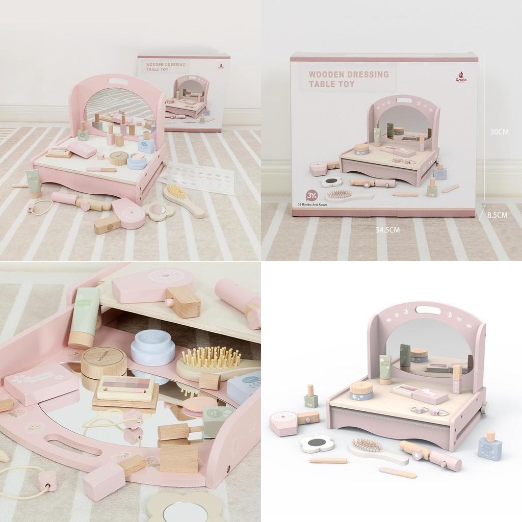 Up Wooden Dress Set Nordic Design Kids Creative Role Play Parent Engagement