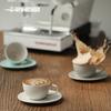 MHW-3BOMBER Bomber Ceramic Coffee Mug, Latte Art Cup, Cup And Saucer Set, Instagram-Friendly, Retro High-End Feel, Niche