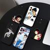 C-Captain Tsubasa Animation Phone Case For IPhone 17 Air 16 15 14 13 Pro Max 11 12 Black Silicone Cover