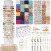 Set Brățară DIY cu Mărgele Două-în-Unu - Mărgele pentru Bijuterii cu Litere și Accesorii