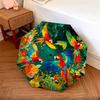 1 PC Automatic Folding Umbrella - Macaw Pattern, Portable & Foldable Design with 8 Ribs, Christmas Birthday Gifts