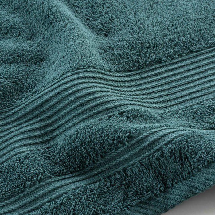 Serviette ou drap de douche 70 x 130 cm Tendresse emeraude